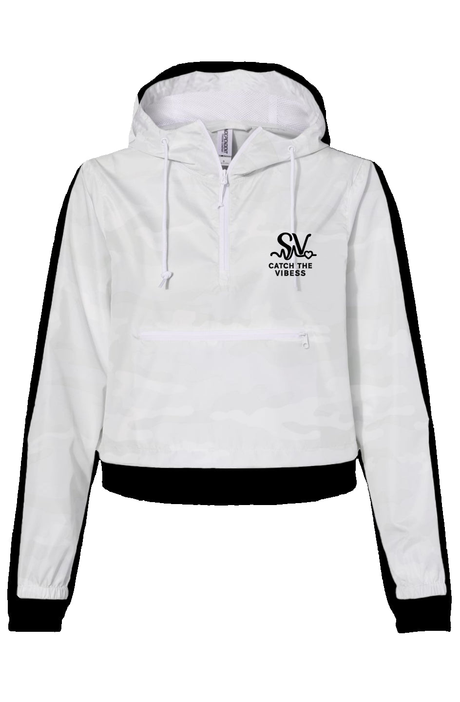 Lightweight Pullover Crop Windbreaker