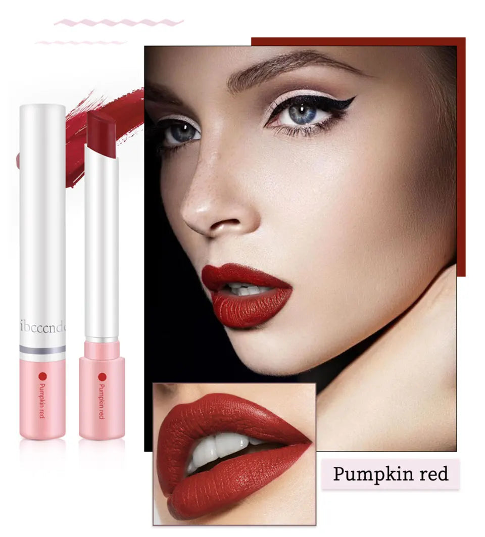 4 pcs/set Cigarette Lipstick Set Long Lasting Lip Glaze Matte Lip Gloss Waterproof Lip Stick Tube Nude Lip Tint Makeup Cosmetics - She Vibess By C2P