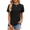 S-2XL Womens Summer Tops Spring Shirts Trendy Vacation Outfits Short Sleeve Business Tshirts Fashion Casual Blouses - She Vibess By C2P