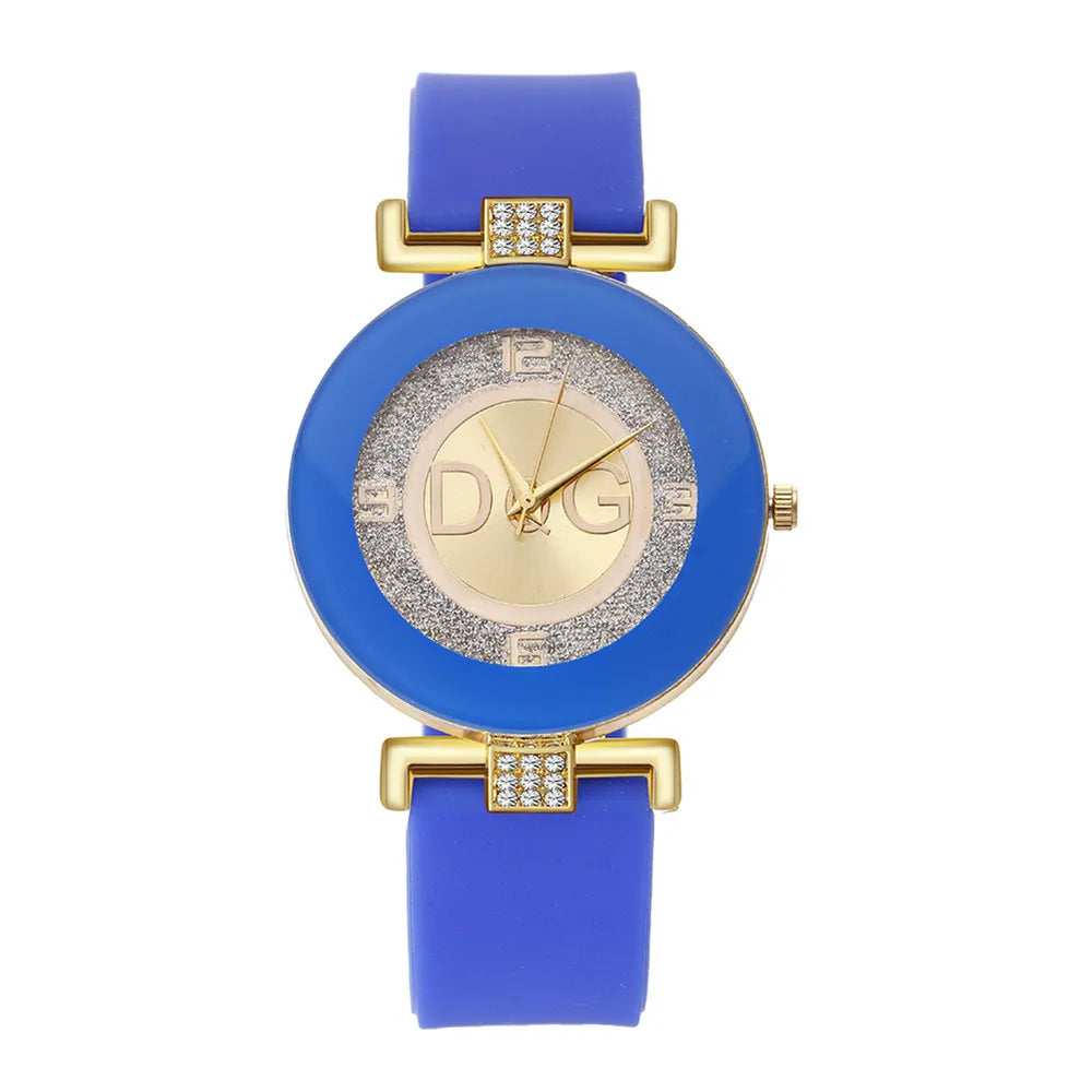 Simple Black White Quartz Watches Women Minimalist Design Silicone Strap Wristwatch Big Dial Women's Fashion Creative Watch - She Vibess By C2P