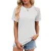 S-2XL Womens Summer Tops Spring Shirts Trendy Vacation Outfits Short Sleeve Business Tshirts Fashion Casual Blouses - She Vibess By C2P