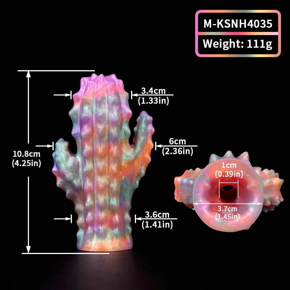Thorned Desire Gag BDSM Mouth Gag with Cactus Styling Safety Silicone Flirting SM Accessories Oral Gags for Couple-I’m Over 21 - She Vibess By C2P