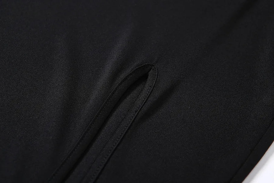 NIBBER black sexy camis dresses women party long dress beach vacation new year 2024 spring summer new slim soft stretch fashion - She Vibess By C2P