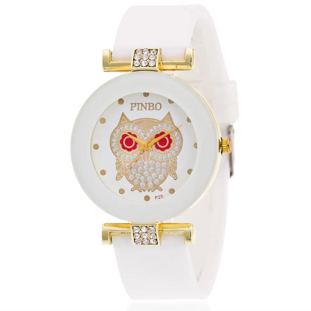 Simple Black White Quartz Watches Women Minimalist Design Silicone Strap Wristwatch Big Dial Women's Fashion Creative Watch - She Vibess By C2P