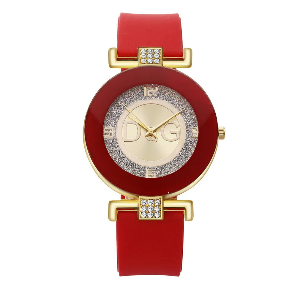 Simple Black White Quartz Watches Women Minimalist Design Silicone Strap Wristwatch Big Dial Women's Fashion Creative Watch - She Vibess By C2P
