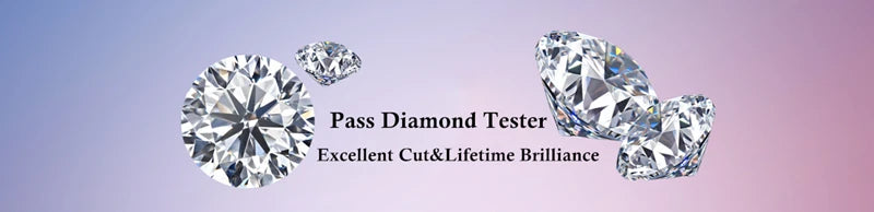 Classic 9K White Gold Total 4 ct Round Brilliant Cut Pass Diamond Tester D Color Moissanite Wedding Stud Earrings Women Jewelry - She Vibess By C2P