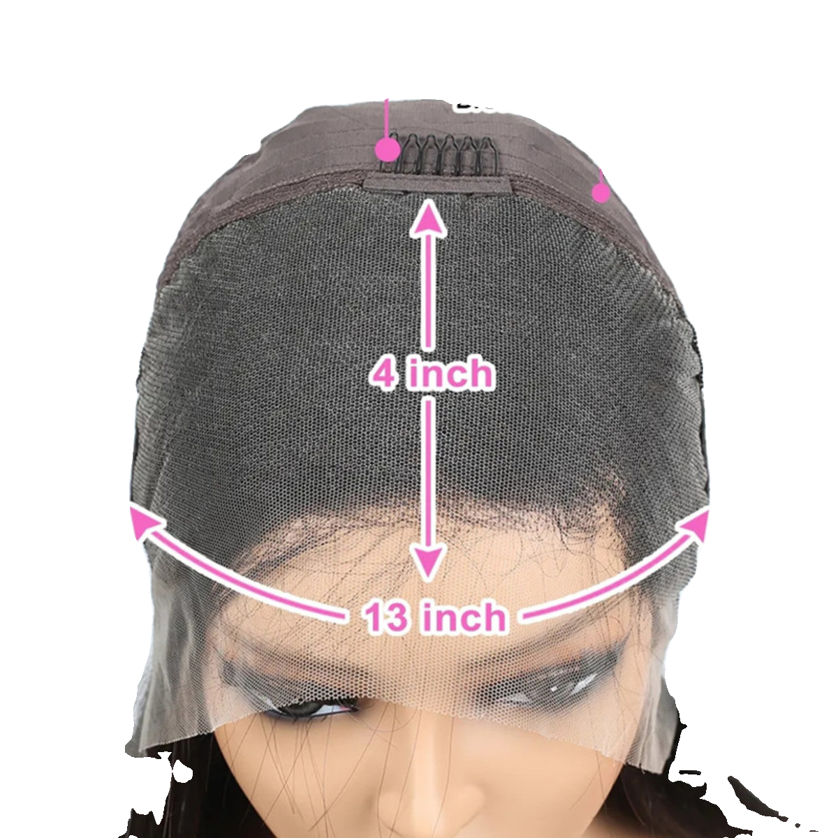 Human Hair Wig Body Wave Fashion Front Lace Human Wigs Female Wavy Curly Hair Full-Head Wig - She Vibess By C2P