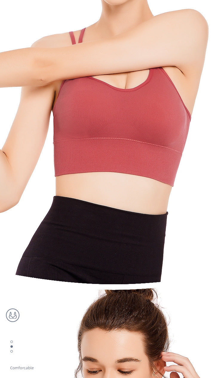 New Arrival Sports Bra Female Quick-Drying Shockproof Running Yoga Workout Vest Cross Beauty Back and Push up Student Underwear
