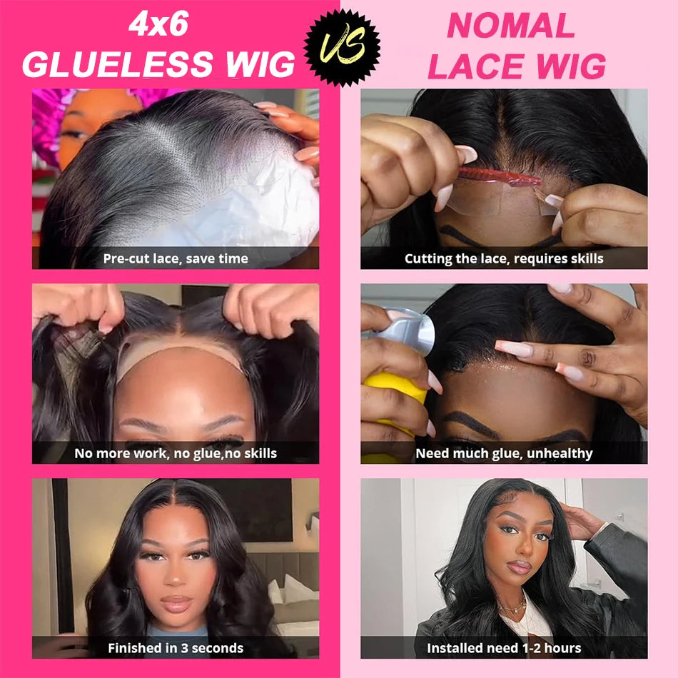 Body Wave Bob Wig 13x6 Transparent Lace Frontal Wig Brazilian Human Hair Wigs Virgin Remy Hair13x4 Lace Closure Wig 180% Density - She Vibess By C2P