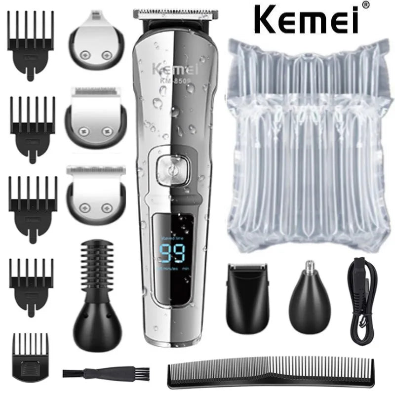 Men's Original kemei all in one hair trimmer for Men face beard grooming kit hair clipper electric hair cutting machine waterproof -for that Special Someone. - She Vibess By C2P