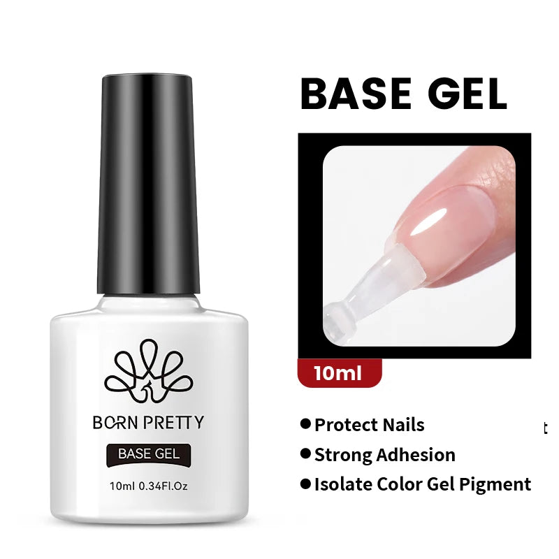 BORN PRETTY 30ml Glitter Acrylic Gel Finger Extension Nail Polish Silver Pink Extension Gel Polish Soak Off Nail Slip Solution - She Vibess By C2P