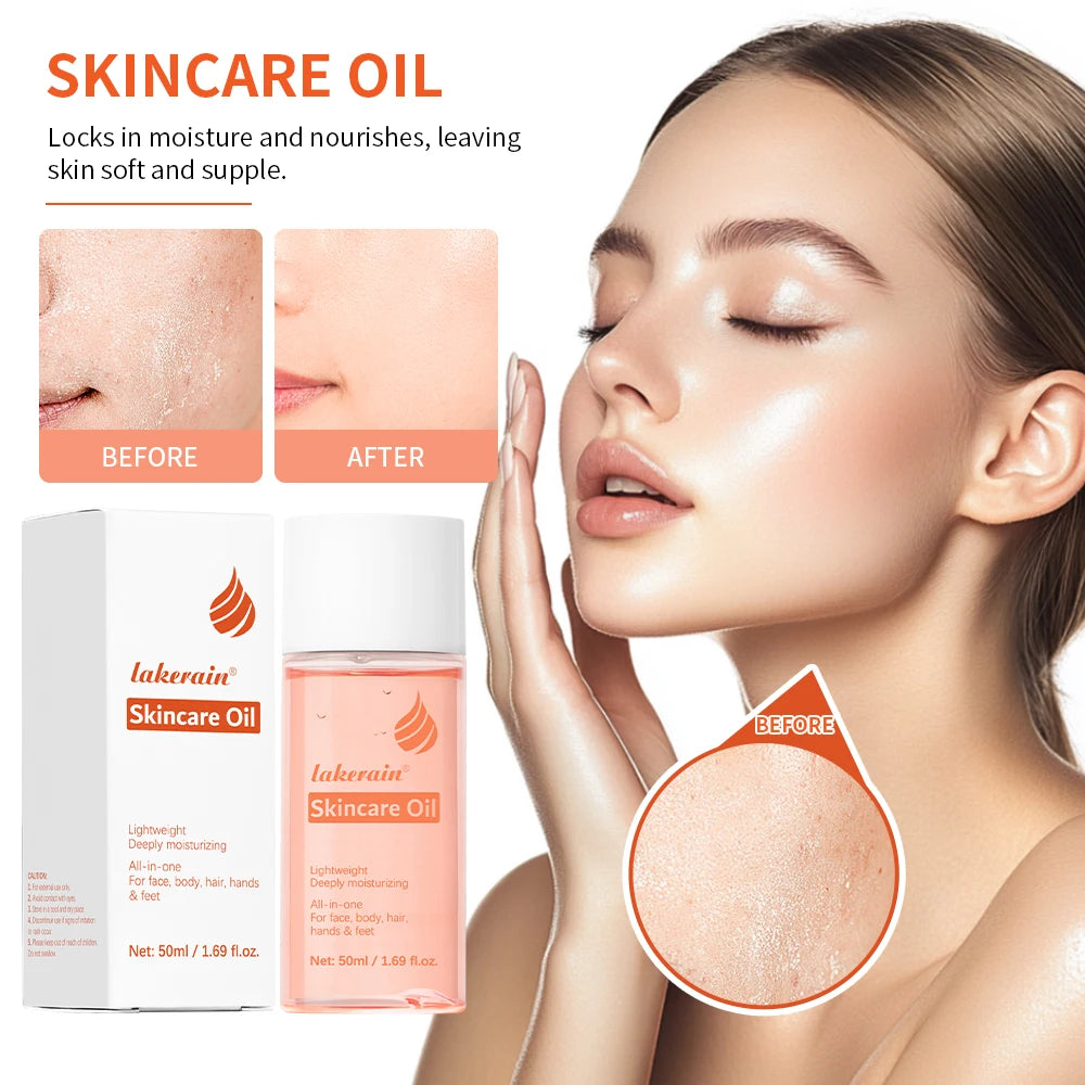 Skincare Oil Vitamin E Skin Care essence Body Oil for Scars Pregnancy Marks Facial Body Moisturizing Oil For All Skin Types - She Vibess By C2P