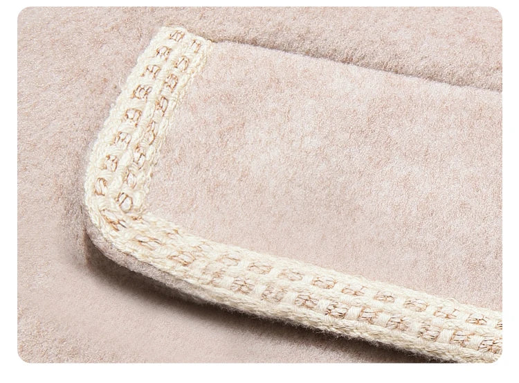 I BELIEVE YOU Fall Clothes 2024 Women Apricot Color Long Styles Woolen Coat Turn-down Collar Office Lady Jackets CMN235377A - She Vibess By C2P