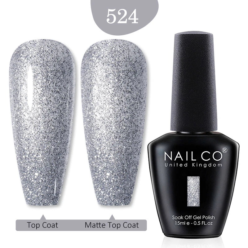 NAILCO 15ml Nail Gel Polish Red Pink Nude Soak off UV LED Long Lasting Eco-Friendly Professional Nail Beauty Salon Lacquer Varnish - She Vibess By C2P
