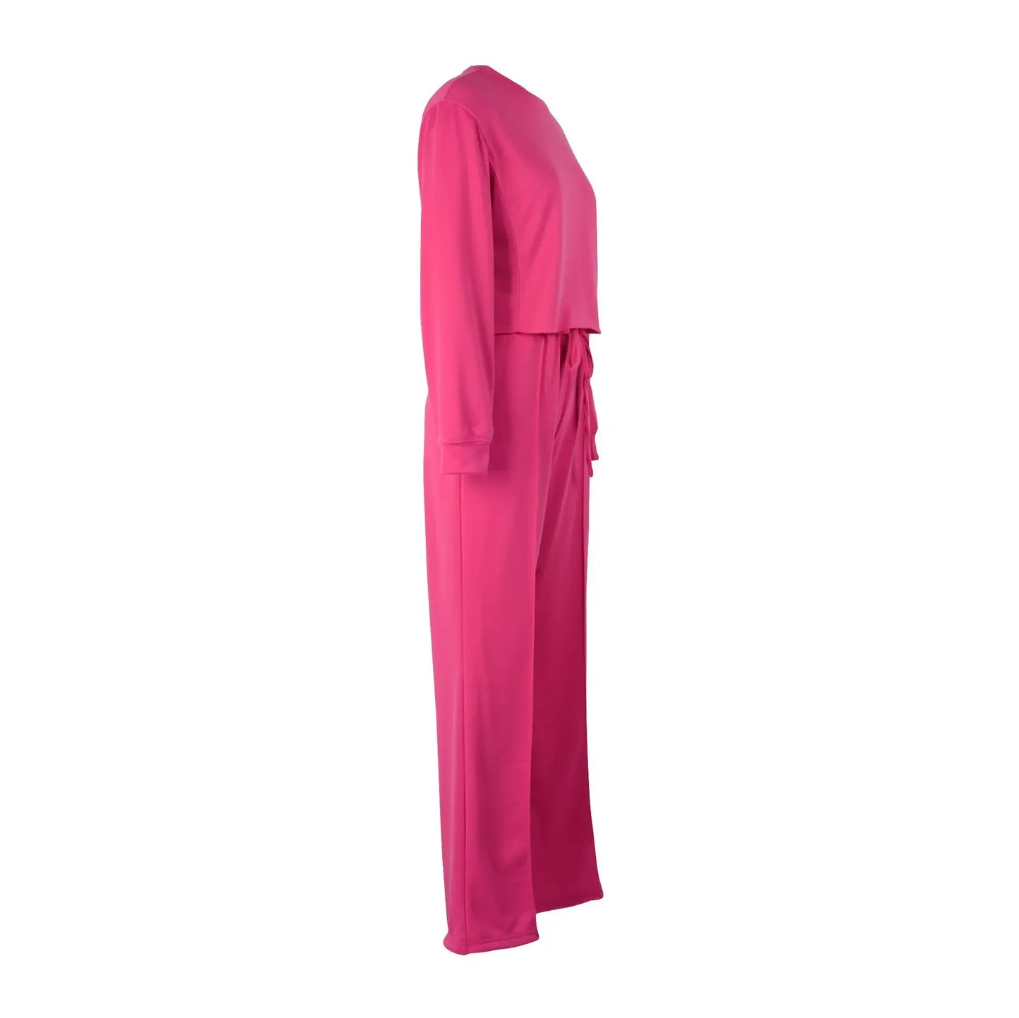 Women Clothing Sets Pullover Top+Pants 2Pcs Suits Winter Thicken Warm Outfits Solid Color Female Casual Tracksuit - She Vibess By C2P