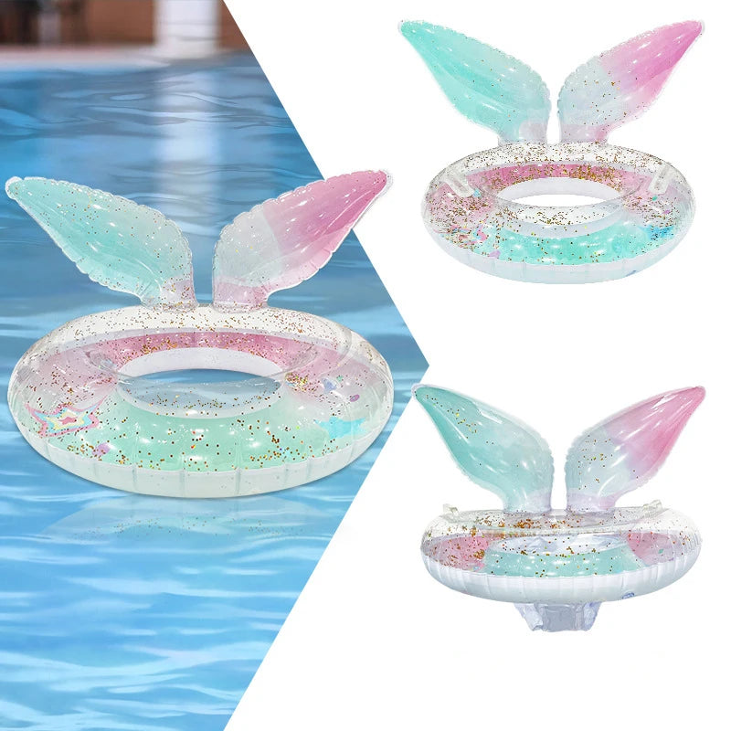 Rooxin Baby Child Swim Tube Inflatable Swimming Seat Ring For Kid Adult Swim Circle Swim Pool Float Water Play Equipment - She Vibess By C2P