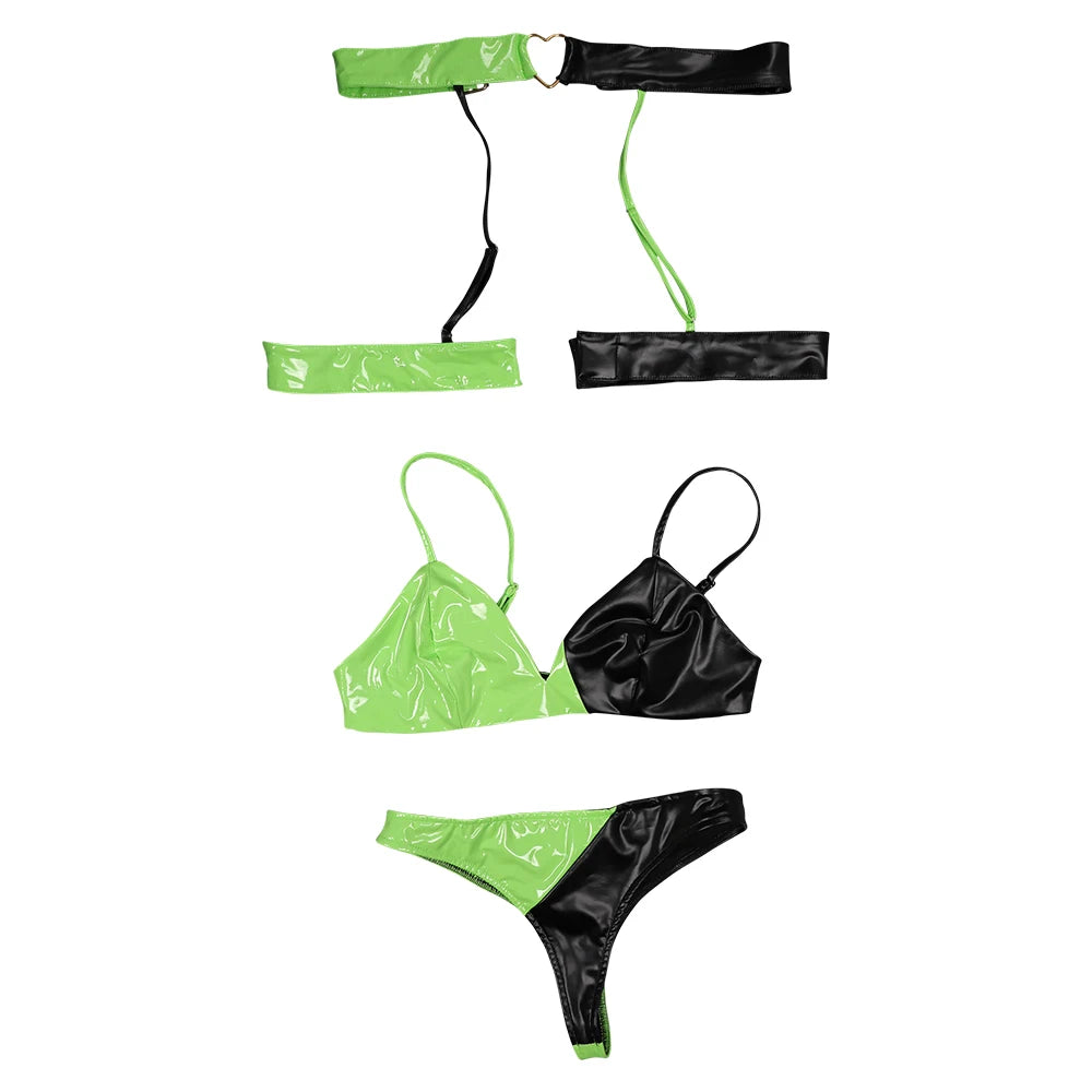 Kim Shego Cosplay Lingerie Swimsuit Costume Outfits For Women Girls Summer Sexy Fantastic Beach Swimwear Halloween Carnival Suit -I’m Over 21 - She Vibess By C2P
