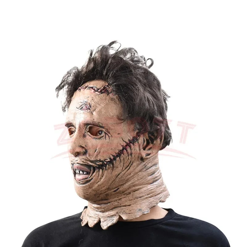 Texas Chainsaw Massacre Leatherface Mask Halloween Horror Fancy Dress Party Cosplay Latex Masks Halloween Party Latex Ball Mask - She Vibess By C2P