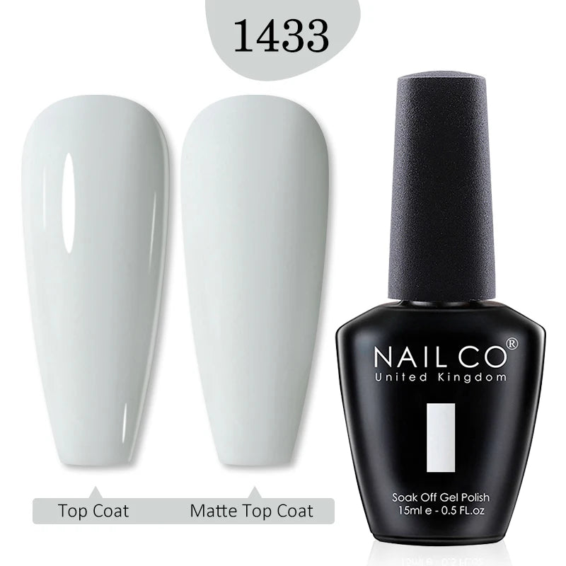 NAILCO 15ml Nail Gel Polish Red Pink Nude Soak off UV LED Long Lasting Eco-Friendly Professional Nail Beauty Salon Lacquer Varnish - She Vibess By C2P