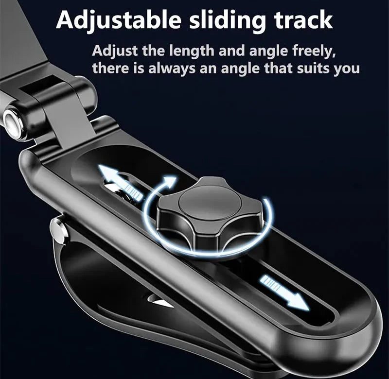 Car Mobile Phone Stand Sun Visor Navigation Car Support Stand General Direct Vision Car Multi-functional Mobile Phone Stand