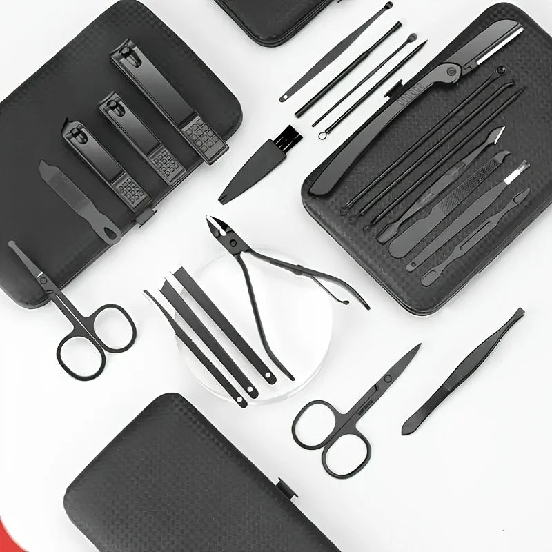 24pcs Professional Nail Clippers Kit - Ultra Sharp Fingernail - She Vibess By C2P