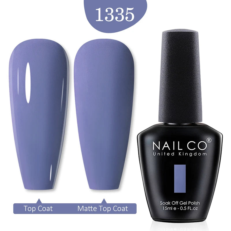 NAILCO 15ml Nail Gel Polish Red Pink Nude Soak off UV LED Long Lasting Eco-Friendly Professional Nail Beauty Salon Lacquer Varnish - She Vibess By C2P