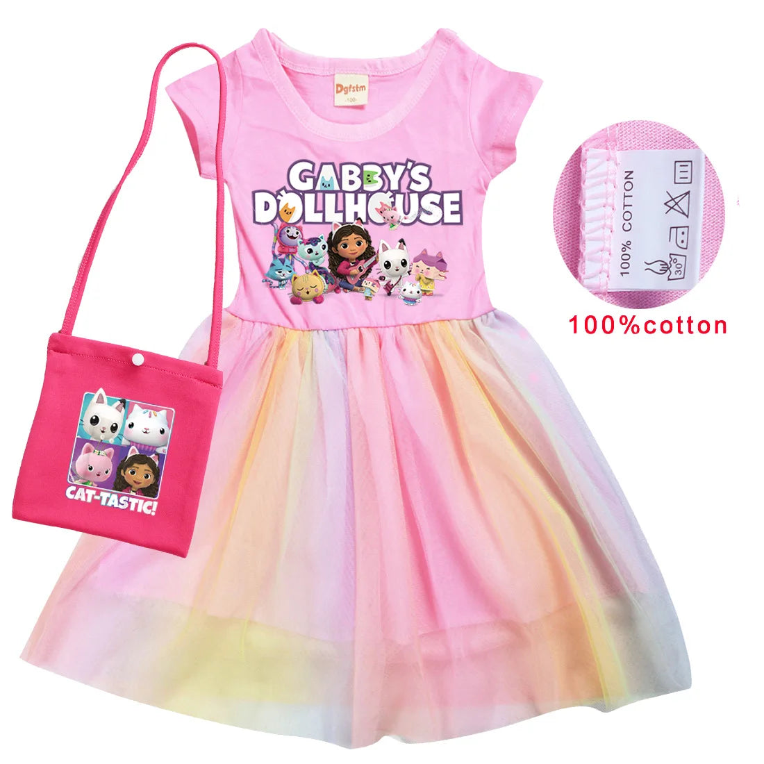 Vestido De Gabby Style Dress Girls Robe Gaby Chat Clothes Kids Summer Casual Dresses Children Sequin Princess Party Vestidos - She Vibess By C2P