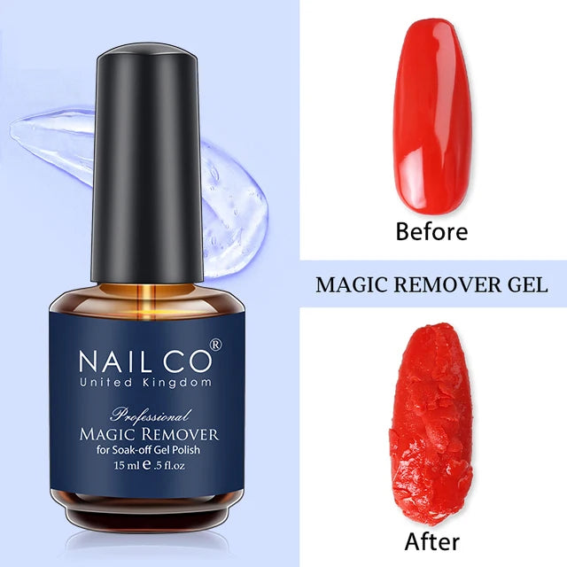 NAILCO 15ml Nail Gel Polish Red Pink Nude Soak off UV LED Long Lasting Eco-Friendly Professional Nail Beauty Salon Lacquer Varnish - She Vibess By C2P