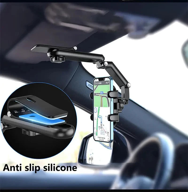 Car Mobile Phone Stand Sun Visor Navigation Car Support Stand General Direct Vision Car Multi-functional Mobile Phone Stand
