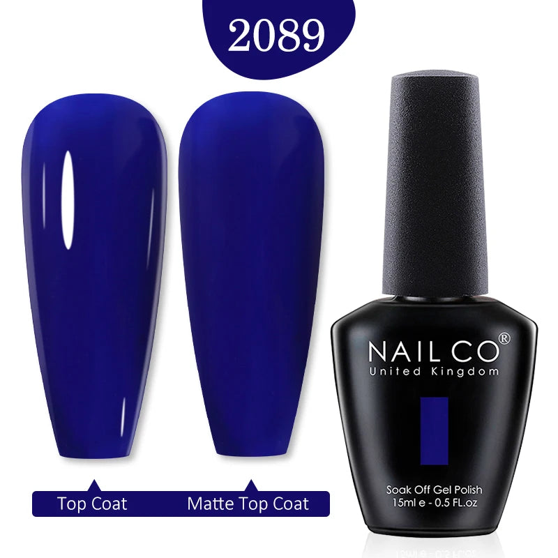 NAILCO 15ml Nail Gel Polish Red Pink Nude Soak off UV LED Long Lasting Eco-Friendly Professional Nail Beauty Salon Lacquer Varnish - She Vibess By C2P