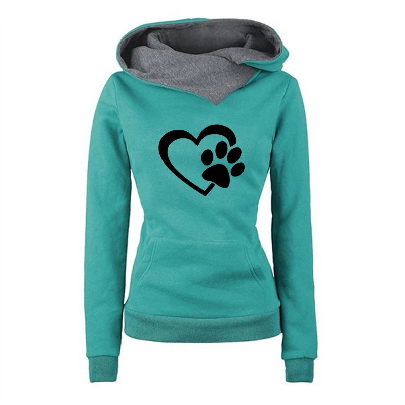 Woman Clothing 2024 New Hoodies Fashion Women Sweatshirts Long Sleeve Top Daily Pullovers High Quality Streetwear Jogging Casual - She Vibess By C2P