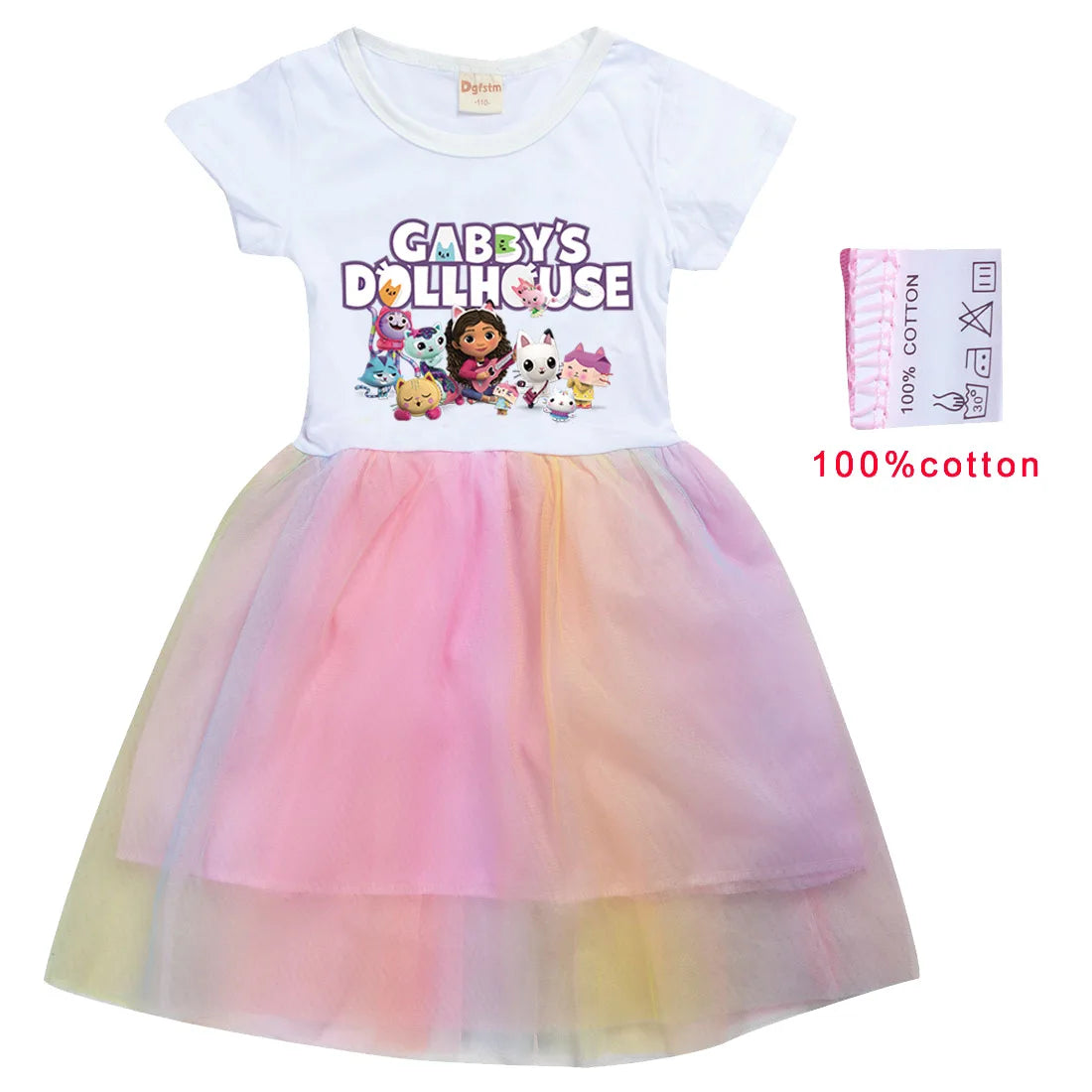 Vestido De Gabby Style Dress Girls Robe Gaby Chat Clothes Kids Summer Casual Dresses Children Sequin Princess Party Vestidos - She Vibess By C2P