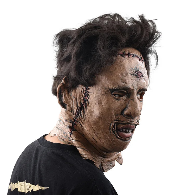 Texas Chainsaw Massacre Leatherface Mask Halloween Horror Fancy Dress Party Cosplay Latex Masks Halloween Party Latex Ball Mask - She Vibess By C2P