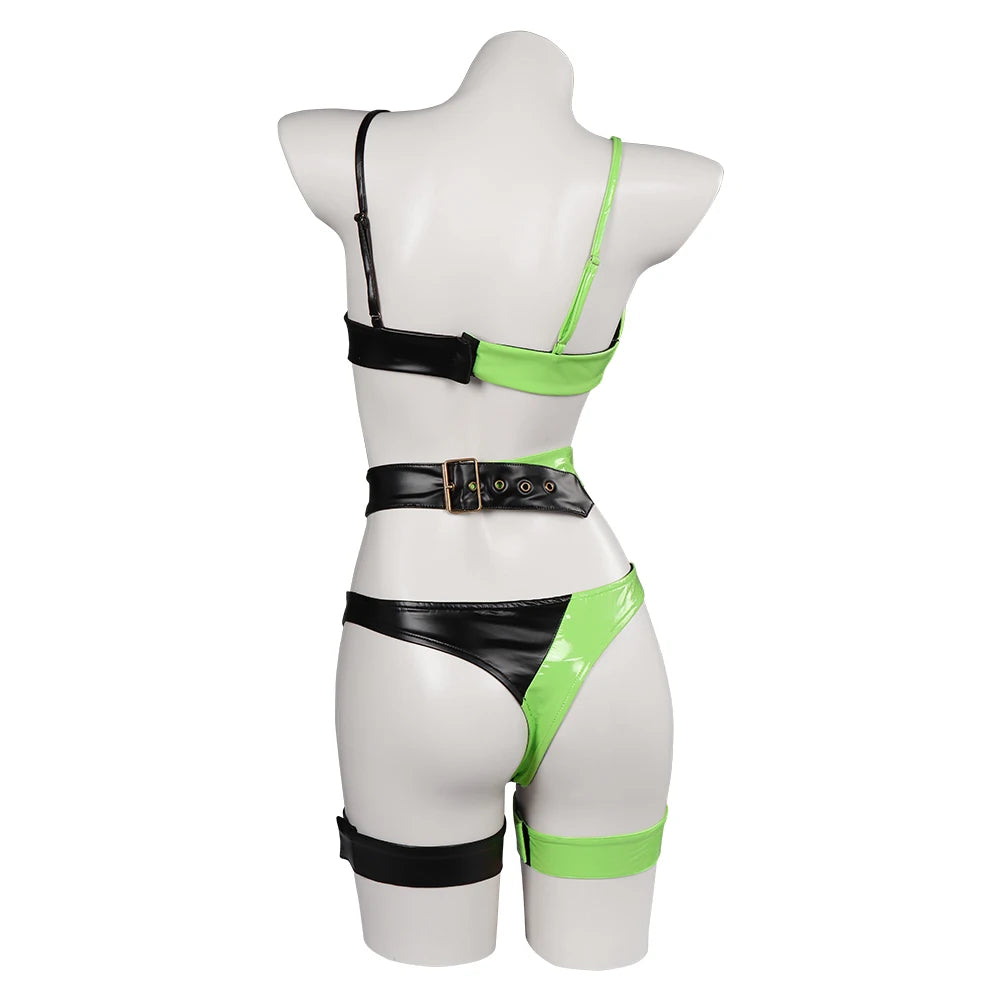Kim Shego Cosplay Lingerie Swimsuit Costume Outfits For Women Girls Summer Sexy Fantastic Beach Swimwear Halloween Carnival Suit -I’m Over 21 - She Vibess By C2P