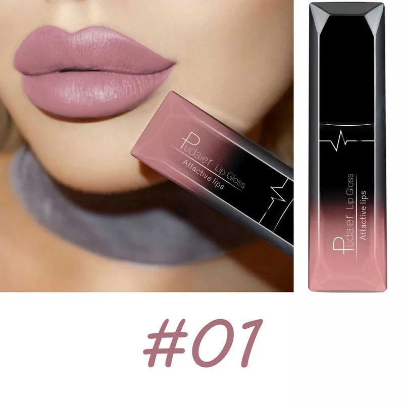 Best Lip Makeup 17 Color Sexy Matte Long Lasting Lipgloss Liquid Lipstick Lip Cream - She Vibess By C2P