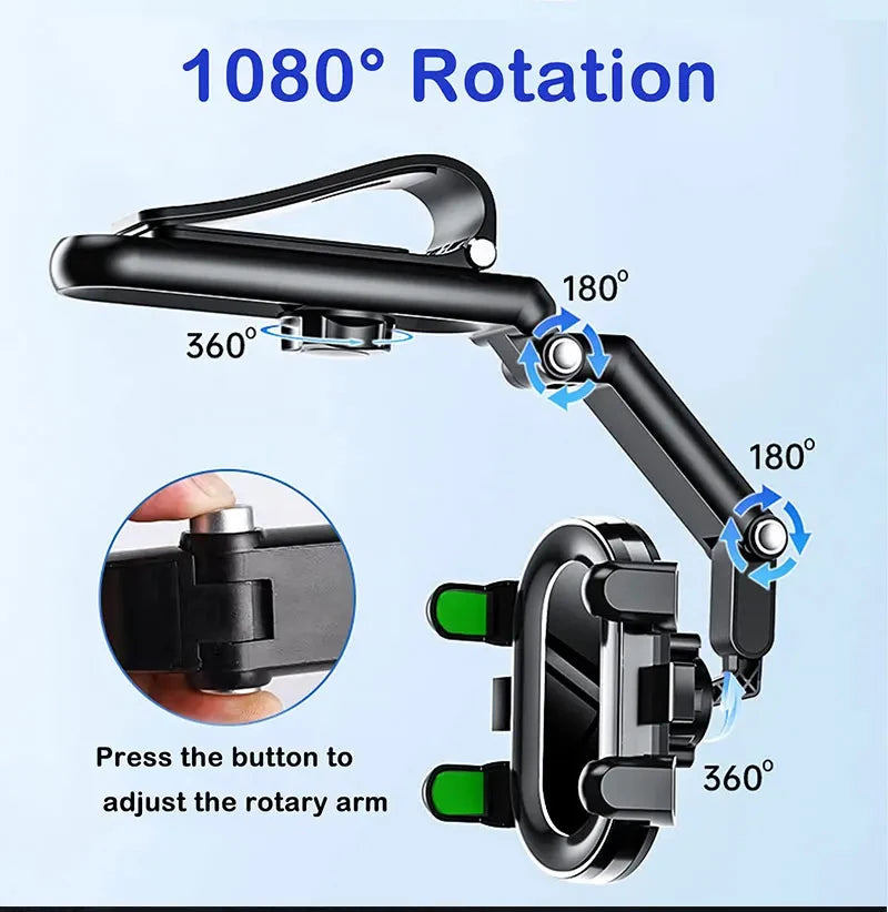 Car Mobile Phone Stand Sun Visor Navigation Car Support Stand General Direct Vision Car Multi-functional Mobile Phone Stand