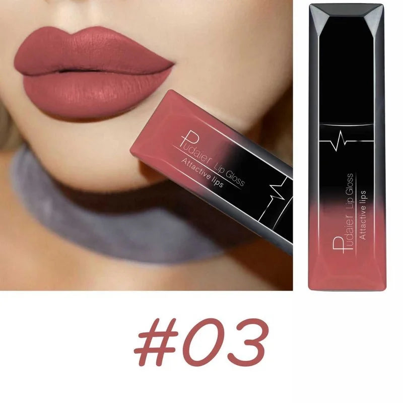 Best Lip Makeup 17 Color Sexy Matte Long Lasting Lipgloss Liquid Lipstick Lip Cream - She Vibess By C2P