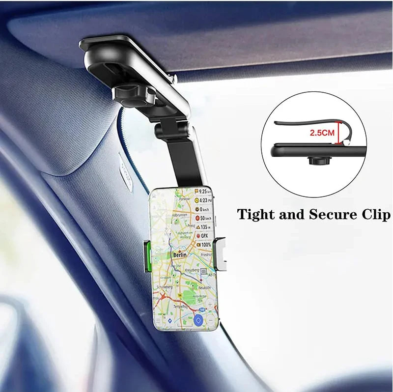 Car Mobile Phone Stand Sun Visor Navigation Car Support Stand General Direct Vision Car Multi-functional Mobile Phone Stand
