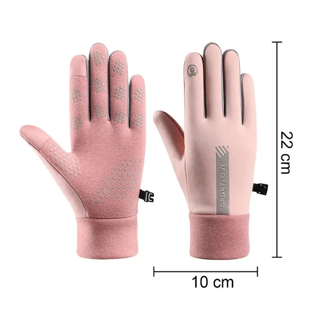 Winter Gloves Women Cycling Bike Thermal Fleece Cold Resistance Wind Waterproof Bicycle Warm Outdoor Running Skiing Mittens - She Vibess By C2P