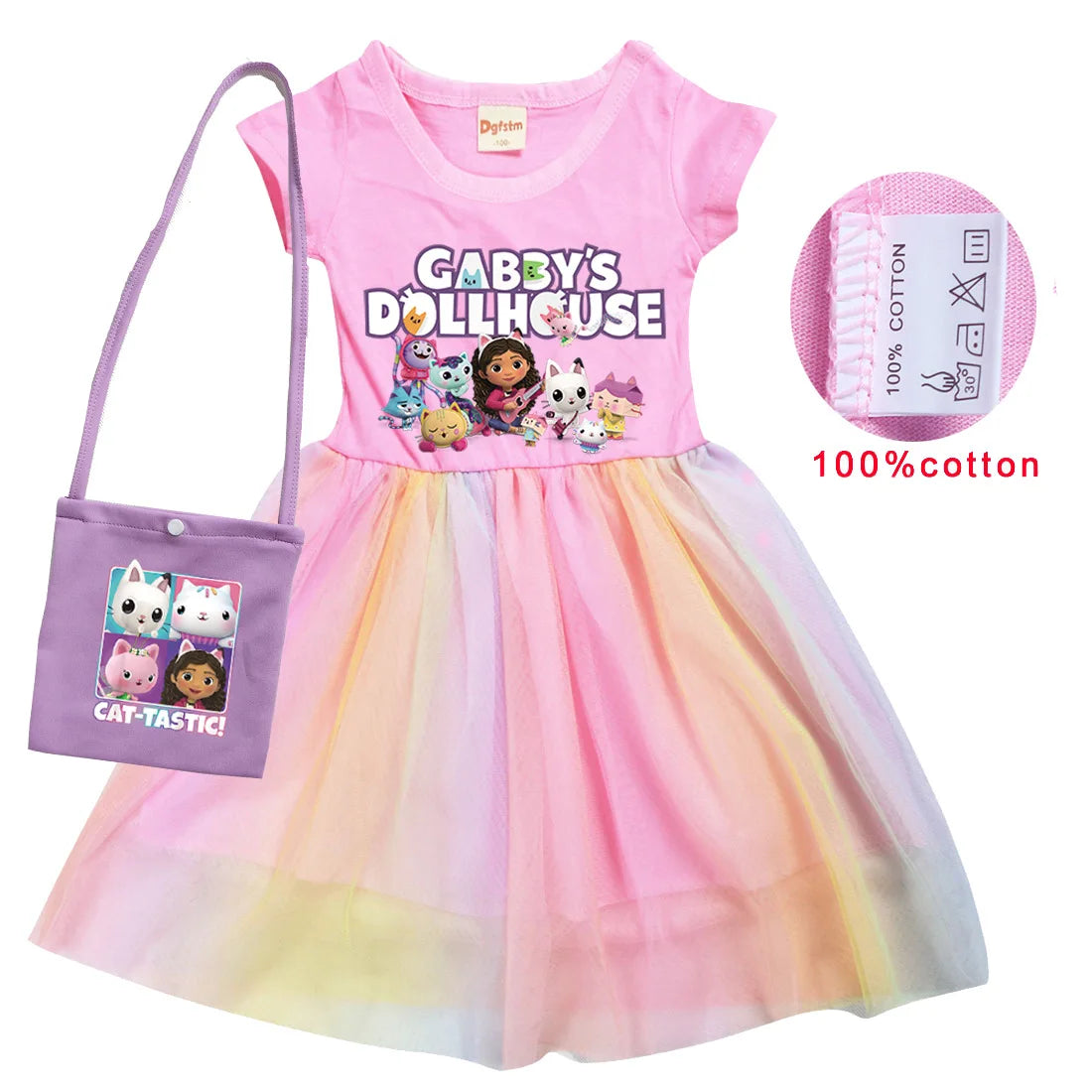 Vestido De Gabby Style Dress Girls Robe Gaby Chat Clothes Kids Summer Casual Dresses Children Sequin Princess Party Vestidos - She Vibess By C2P
