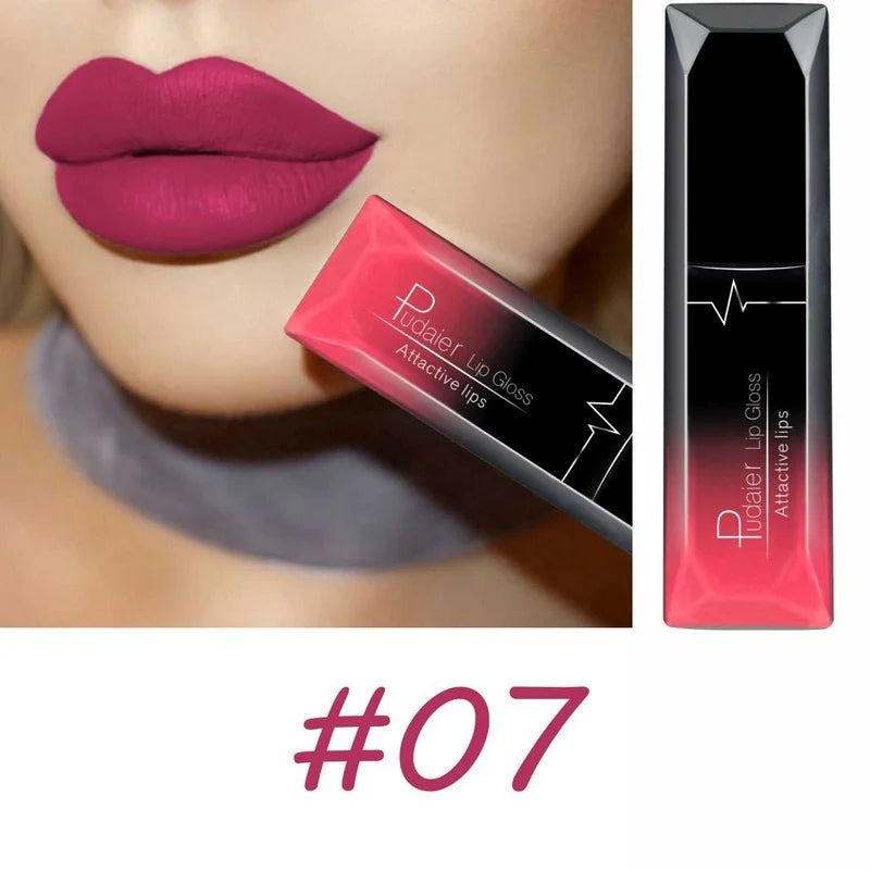 Best Lip Makeup 17 Color Sexy Matte Long Lasting Lipgloss Liquid Lipstick Lip Cream - She Vibess By C2P