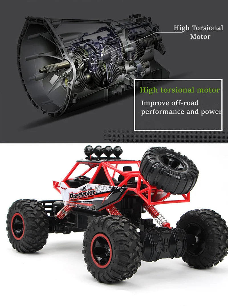 1:12 / 1:16 4WD RC Car 2.4G Radio Control Car Buggy Off-Road Remote Control Cars Trucks Boys Toys for Children - She Vibess By C2P