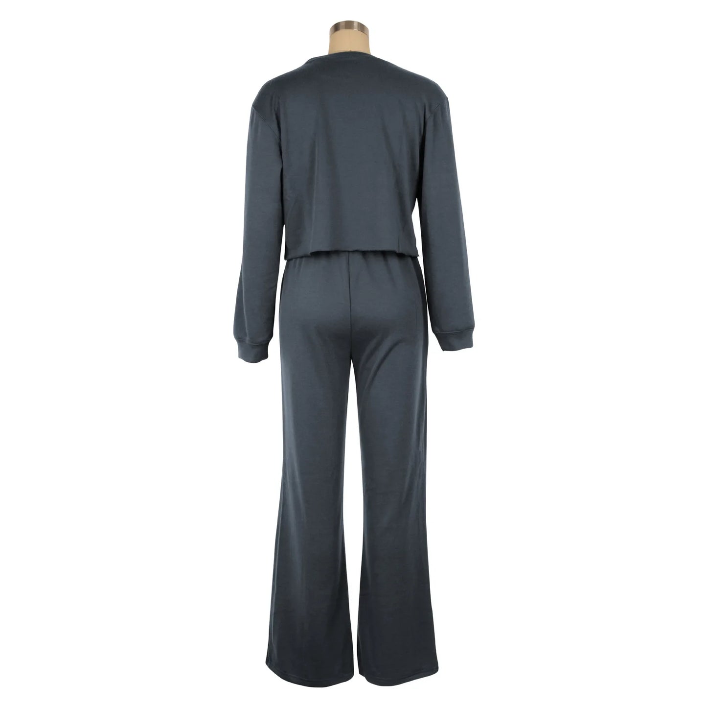 Women Clothing Sets Pullover Top+Pants 2Pcs Suits Winter Thicken Warm Outfits Solid Color Female Casual Tracksuit - She Vibess By C2P