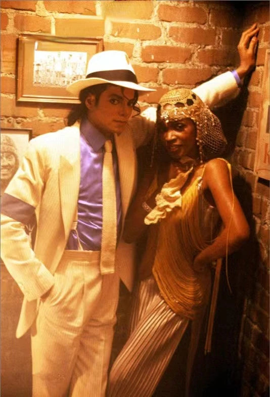 Michael Jackson Cosplay Hat Cotton Demo Caps Gentleman Formal Hat Party Halloween Dance Cap Gifts White/black Summer - She Vibess By C2P