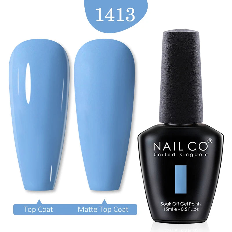 NAILCO 15ml Nail Gel Polish Red Pink Nude Soak off UV LED Long Lasting Eco-Friendly Professional Nail Beauty Salon Lacquer Varnish - She Vibess By C2P