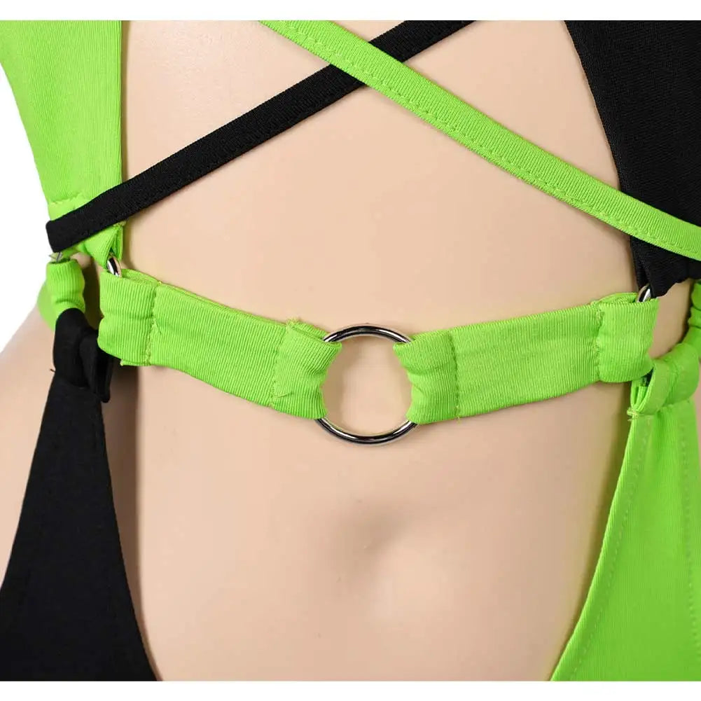 Kim Shego Cosplay Lingerie Swimsuit Costume Outfits For Women Girls Summer Sexy Fantastic Beach Swimwear Halloween Carnival Suit -I’m Over 21 - She Vibess By C2P