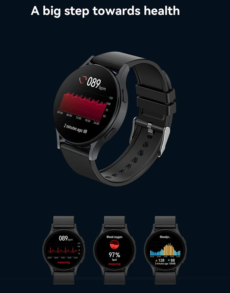 KESHUYOU New Smart Watch 6 Bluetooth Call Sports Health Monitoring Men Smart Watch Gift For Android IOS-that Special Someone. - She Vibess By C2P