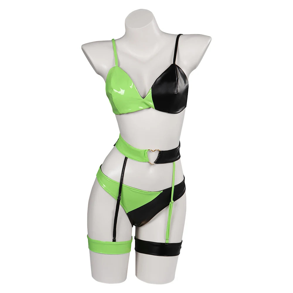 Kim Shego Cosplay Lingerie Swimsuit Costume Outfits For Women Girls Summer Sexy Fantastic Beach Swimwear Halloween Carnival Suit -I’m Over 21 - She Vibess By C2P