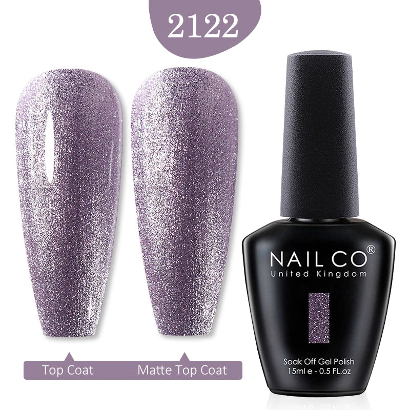 NAILCO 15ml Nail Gel Polish Red Pink Nude Soak off UV LED Long Lasting Eco-Friendly Professional Nail Beauty Salon Lacquer Varnish - She Vibess By C2P