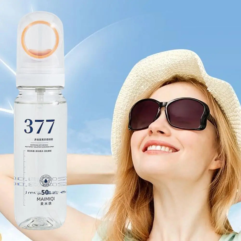 377 Sunscreen Spray Anti-aging Anti Wrinkle Moisturizing Whitening Sunscreen Spray Facial Body Neck Skin Care Cream - She Vibess By C2P